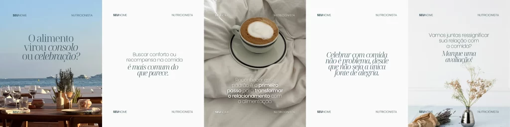 O alimento virou consolo ou celebração